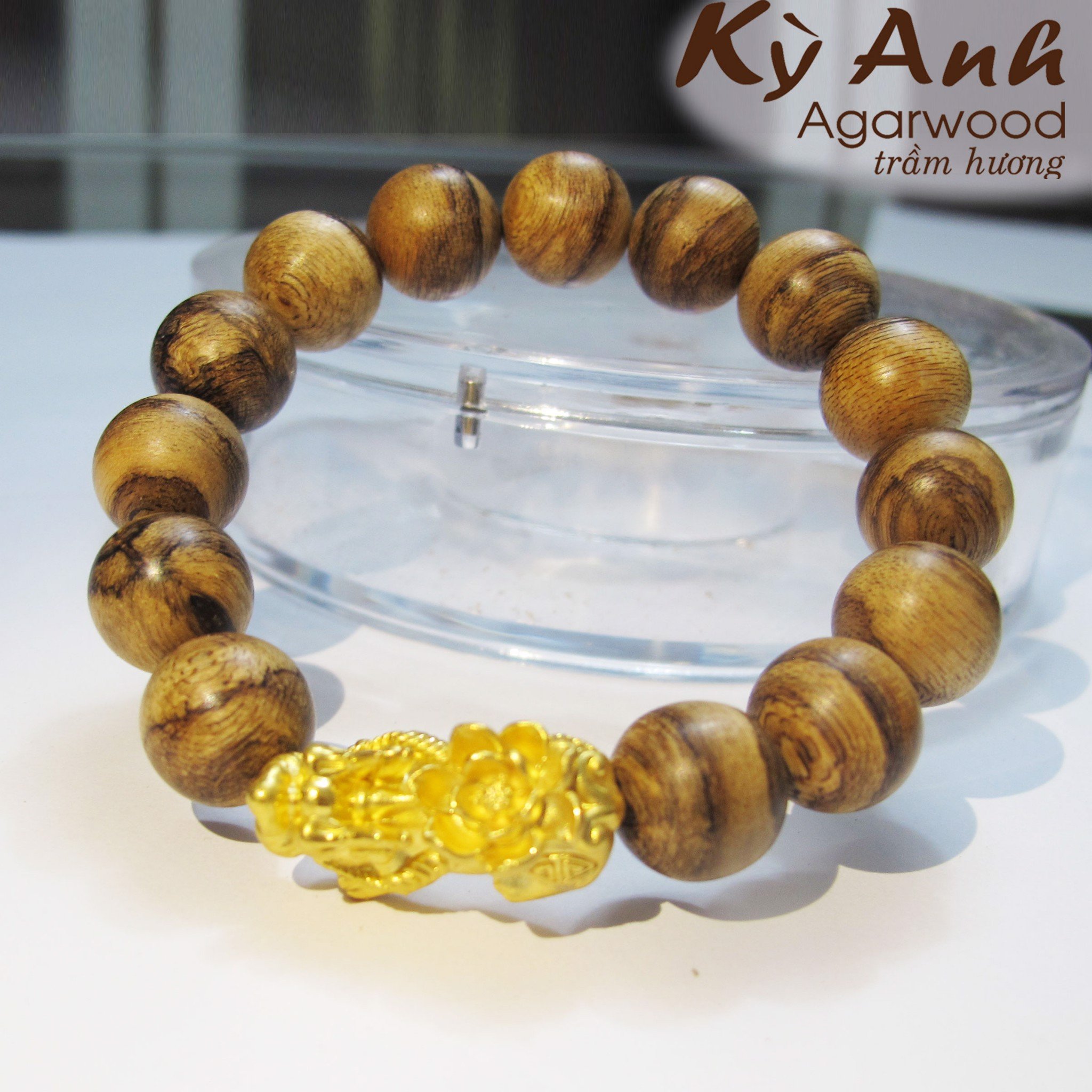 Vòng Tay Trầm Mix Tỳ Hưu VHT158