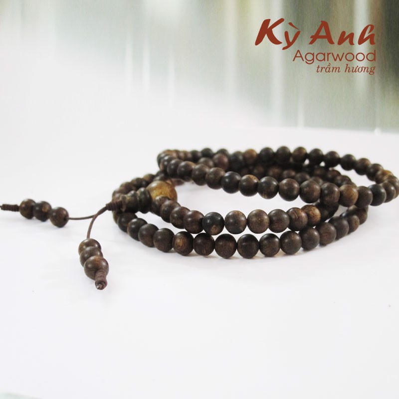 Chuỗi Trầm Hương 108 Hạt , 6mm - C043