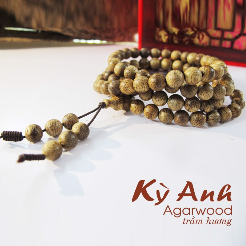 Chuỗi 108 Hạt Trầm 6mm-C041