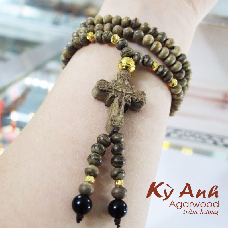 Chuỗi 108 Hạt Trầm Philippine C055