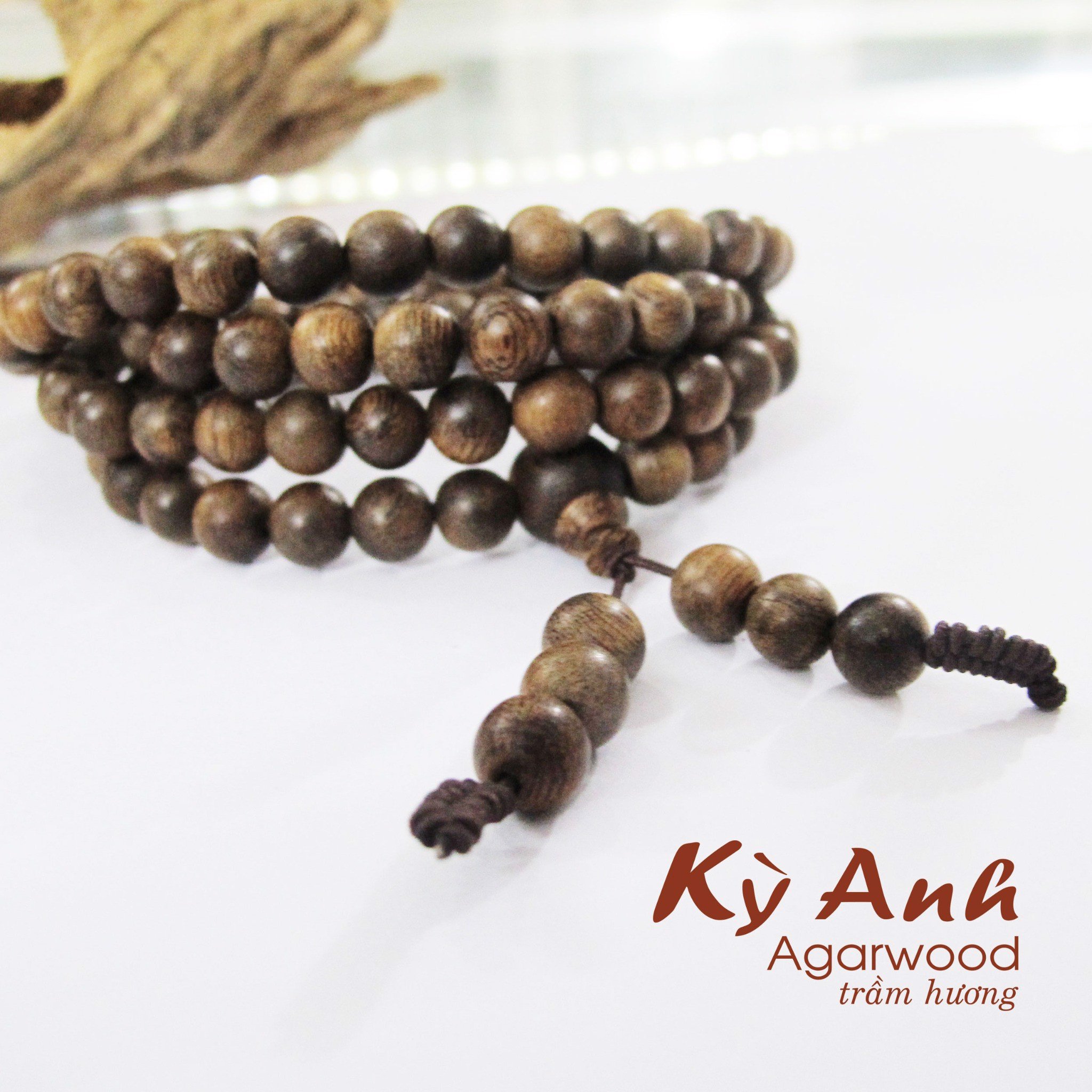 Chuỗi Trầm Hương 108 Hạt, 8mm- Indo- C15