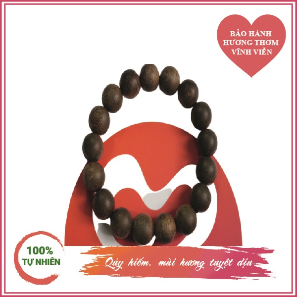 Vòng tay trầm thiên nhiên 12 li - VT003