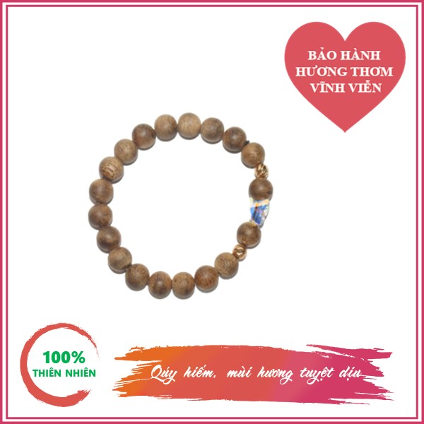 Vòng tay trầm nữ cánh bướm