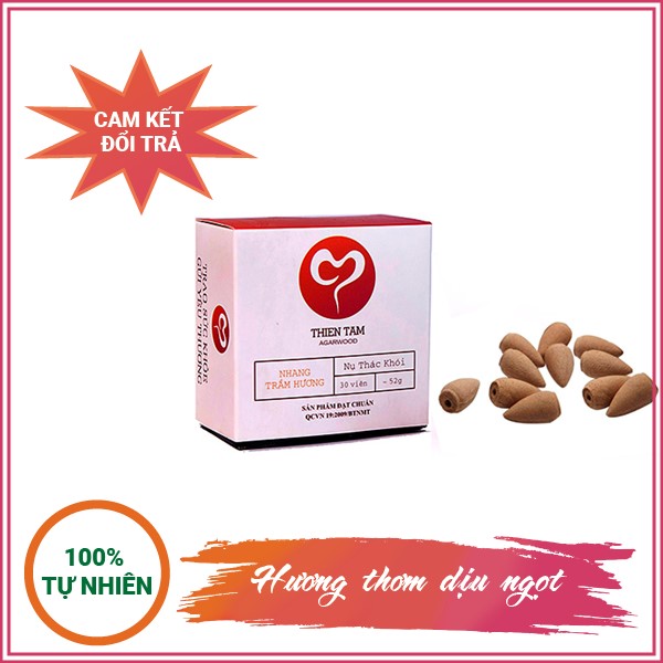 Trầm nụ thường cho thác khói