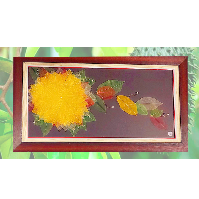 Tranh Hoa Từ Lá Na Xiêm