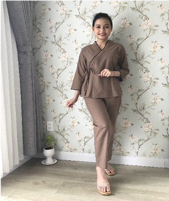 Đồ lam đi Chùa (Tixi)- Size XL