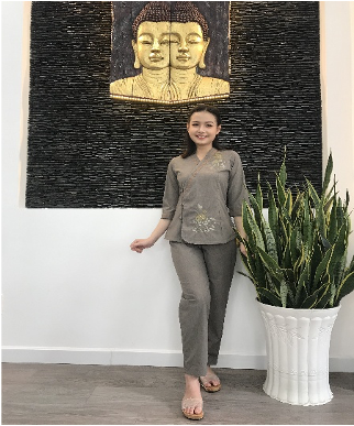 Đồ lam đi Chùa (Tixi)- Size S