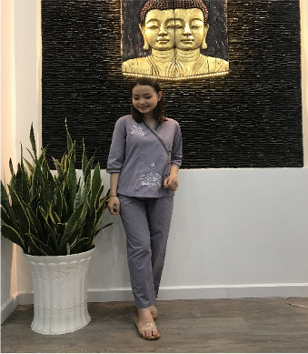 Đồ lam đi Chùa (Tixi)- Size XL