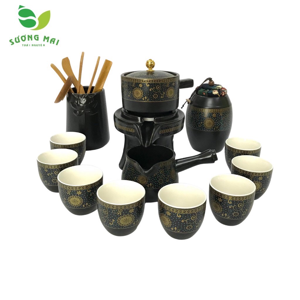 Bộ ấm chén SM009 Hoa Hướng Dương