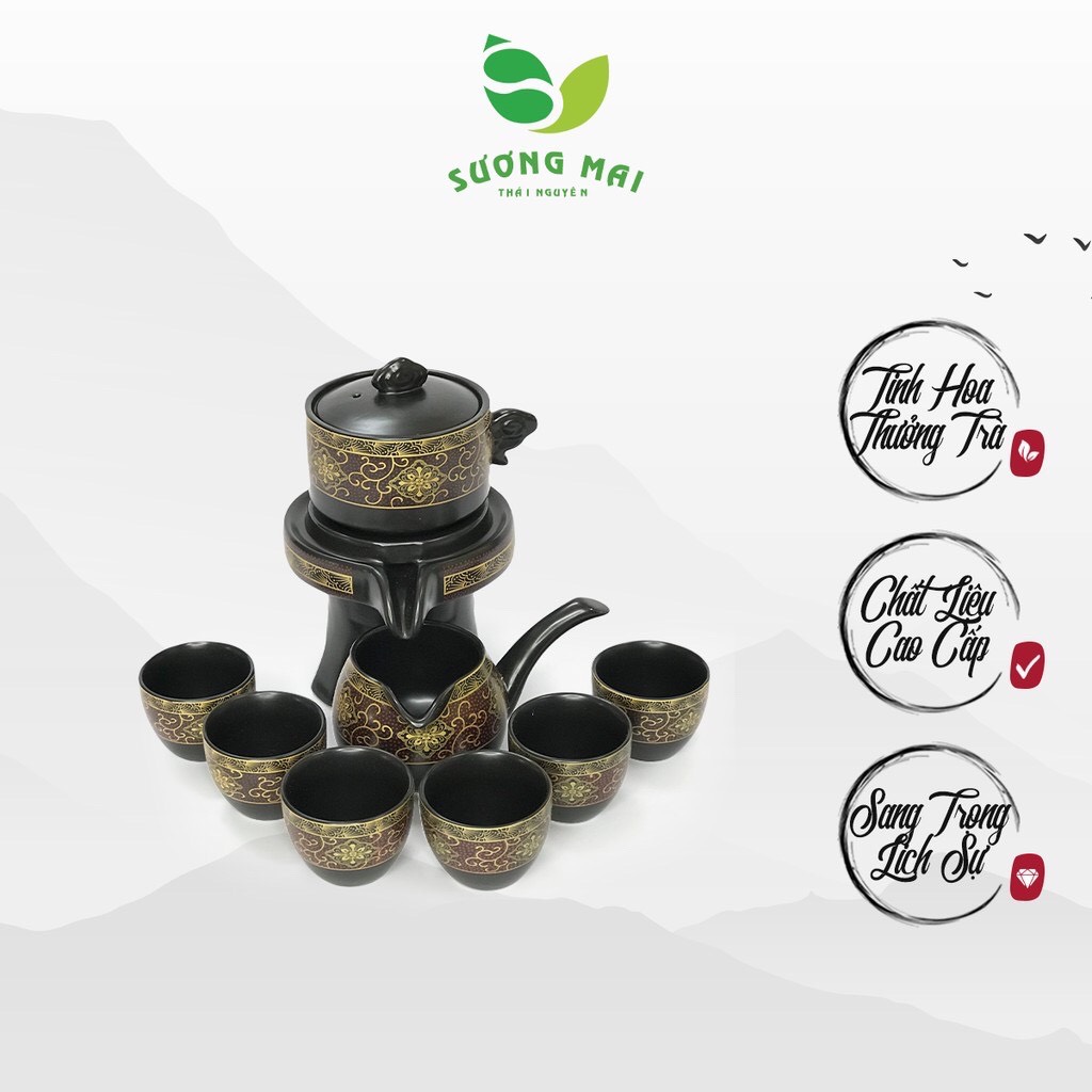 Bộ ấm chén pha trà SM008-9 món