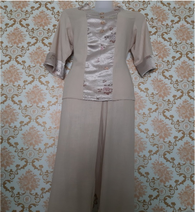 Đồ lam đi Chùa (Ngọc Linen)- Size XL