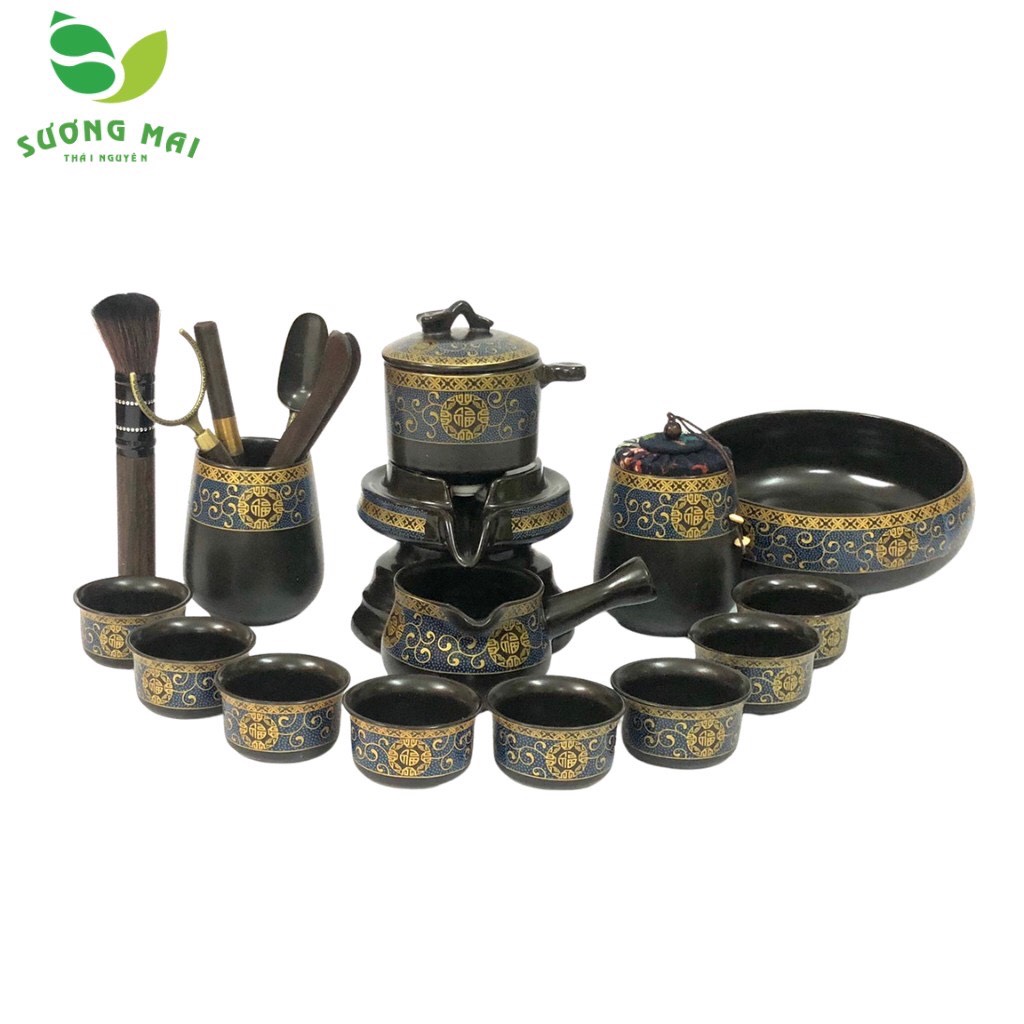 Bộ ấm chén pha trà SM003- 15 món
