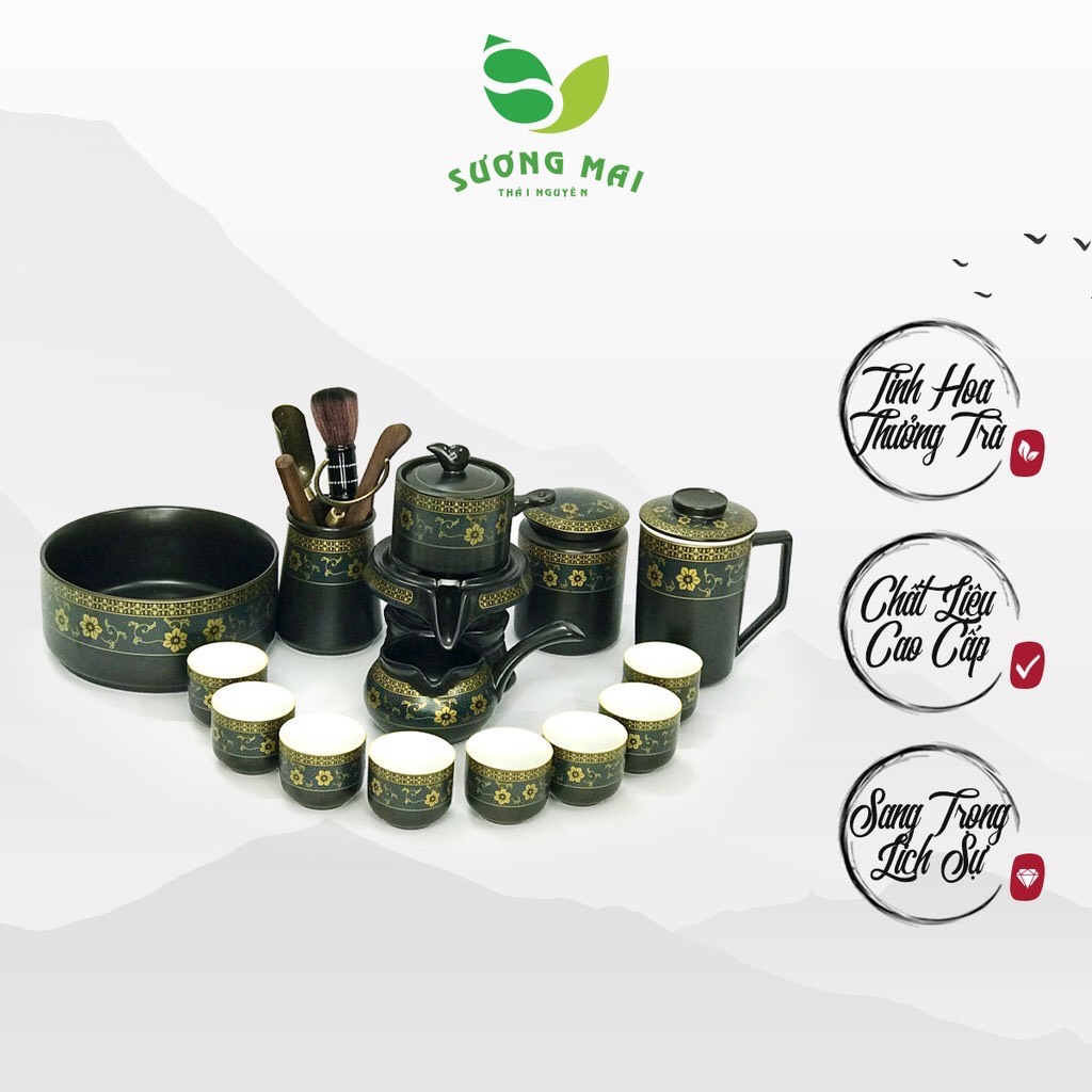 Bộ ấm cối xay SM001- 16 món