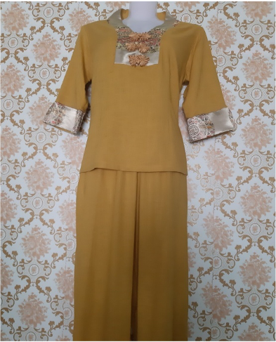 Đồ lam đi Chùa (Ngọc Linen)- Size XL