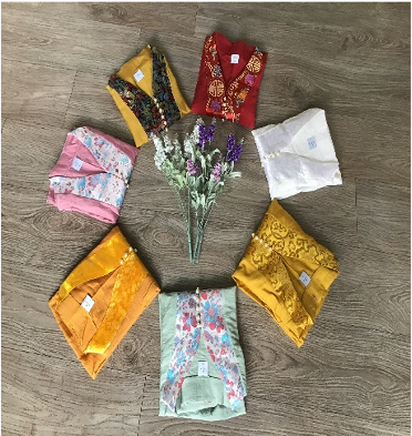 Đồ lam đi Chùa (Ngọc Linen)- Size S