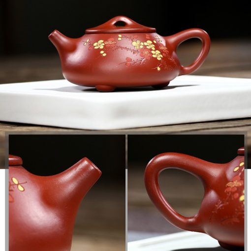 Ấm Thạch Biều Hoa Đào- SP013108