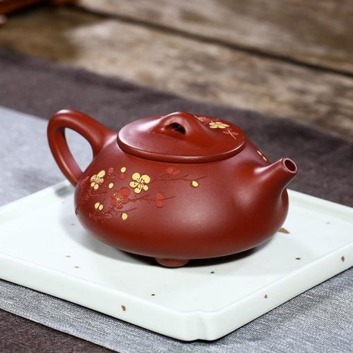 Ấm Thạch Biều Hoa Đào- SP013108