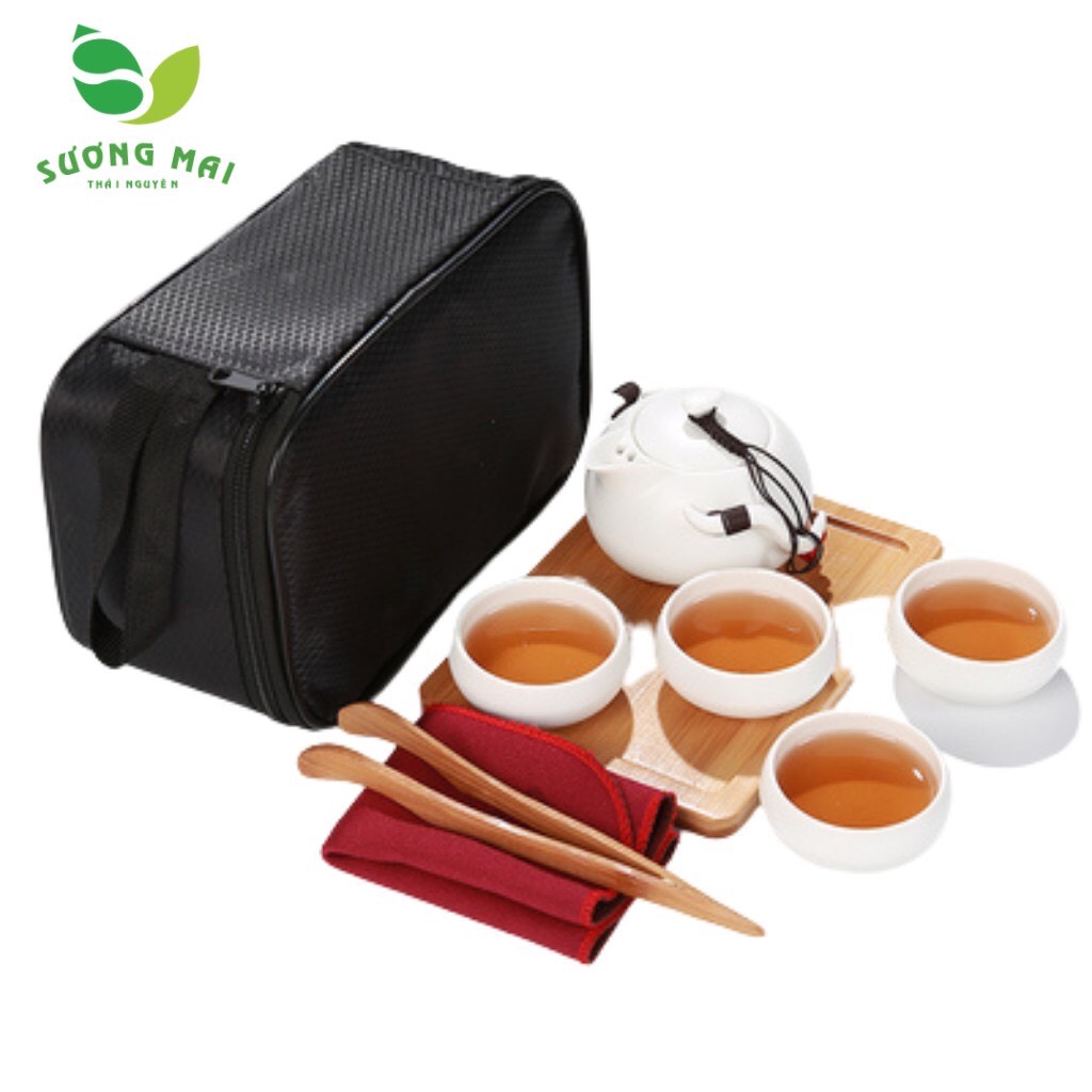 Bộ ấm chén pha trà du lịch 7 món