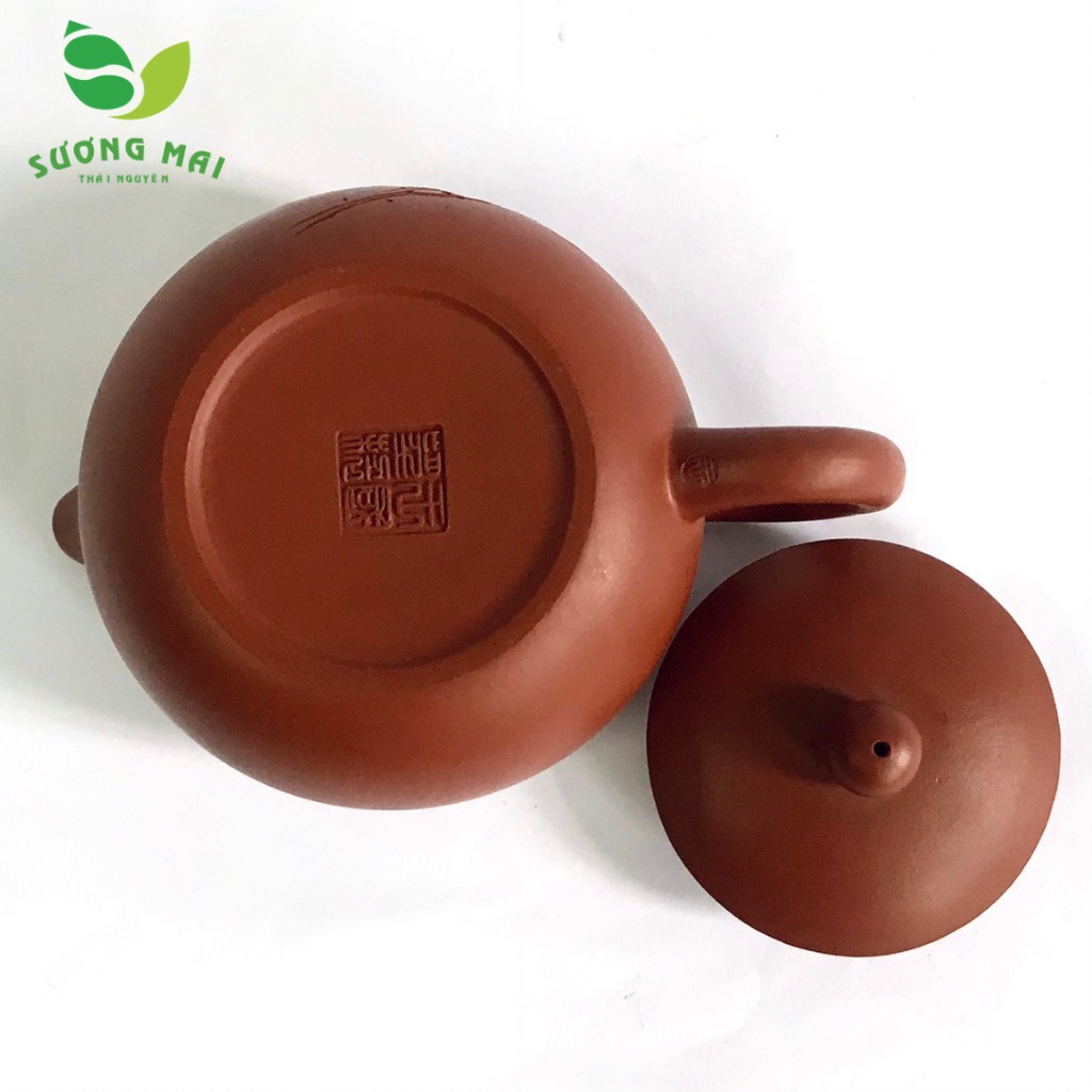 Ấm tử sa Tây thi - hoa mẫu đơn 200ml