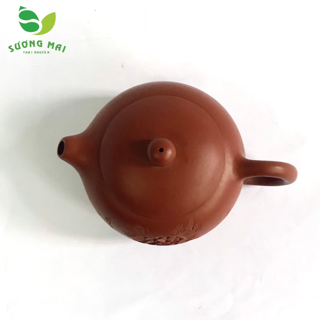 Ấm tử sa Tây thi - hoa mẫu đơn 200ml