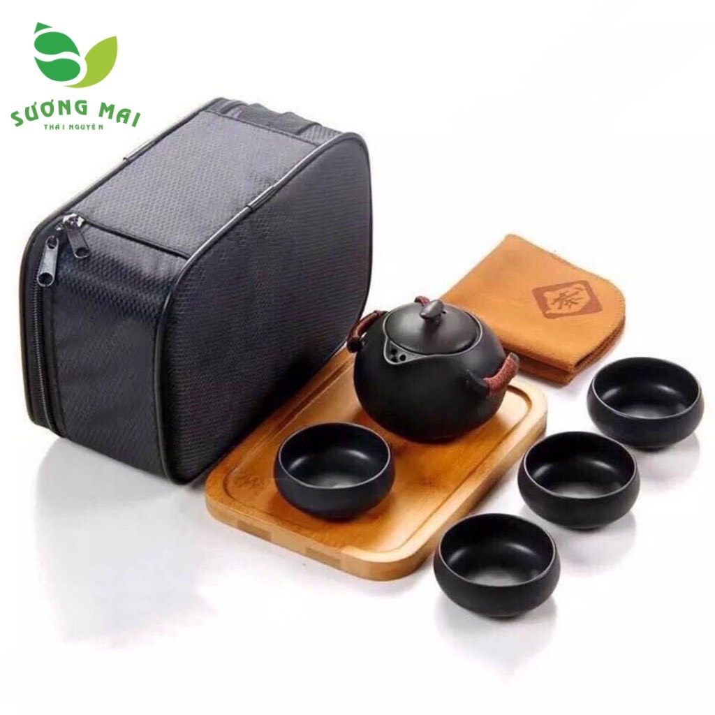 Bộ ấm chén pha trà du lịch 7 món
