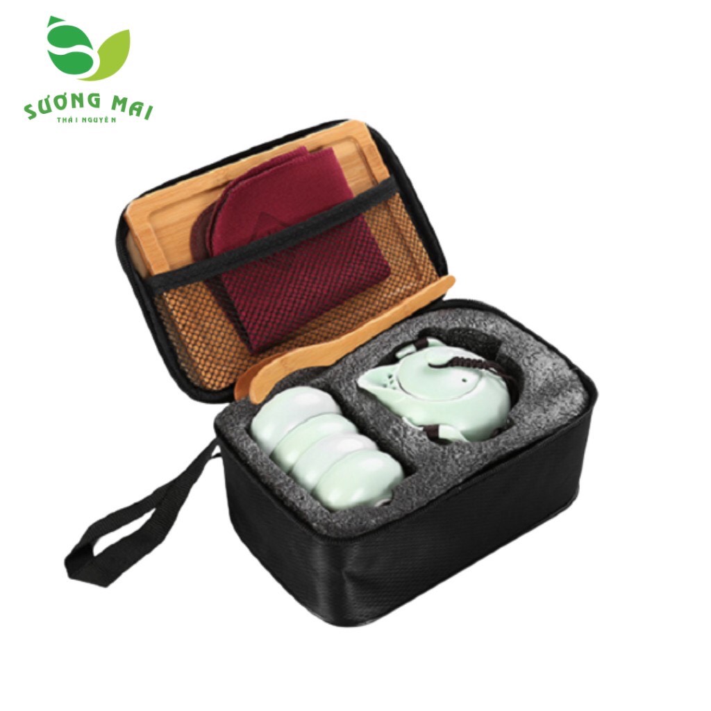 Bộ ấm chén pha trà du lịch 7 món