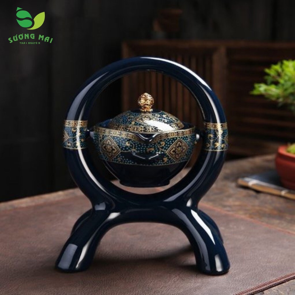 Bộ ấm chén pha trà thác nước SM001