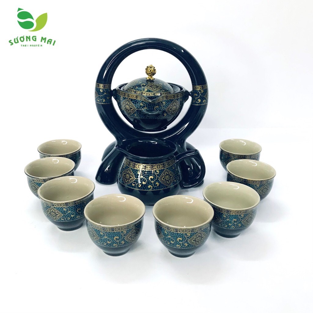 Bộ ấm chén pha trà thác nước SM001