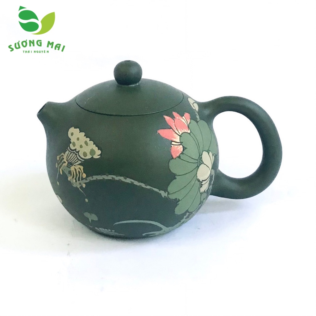 Ấm Tây Thi lục sa Sen Vịt 200ml