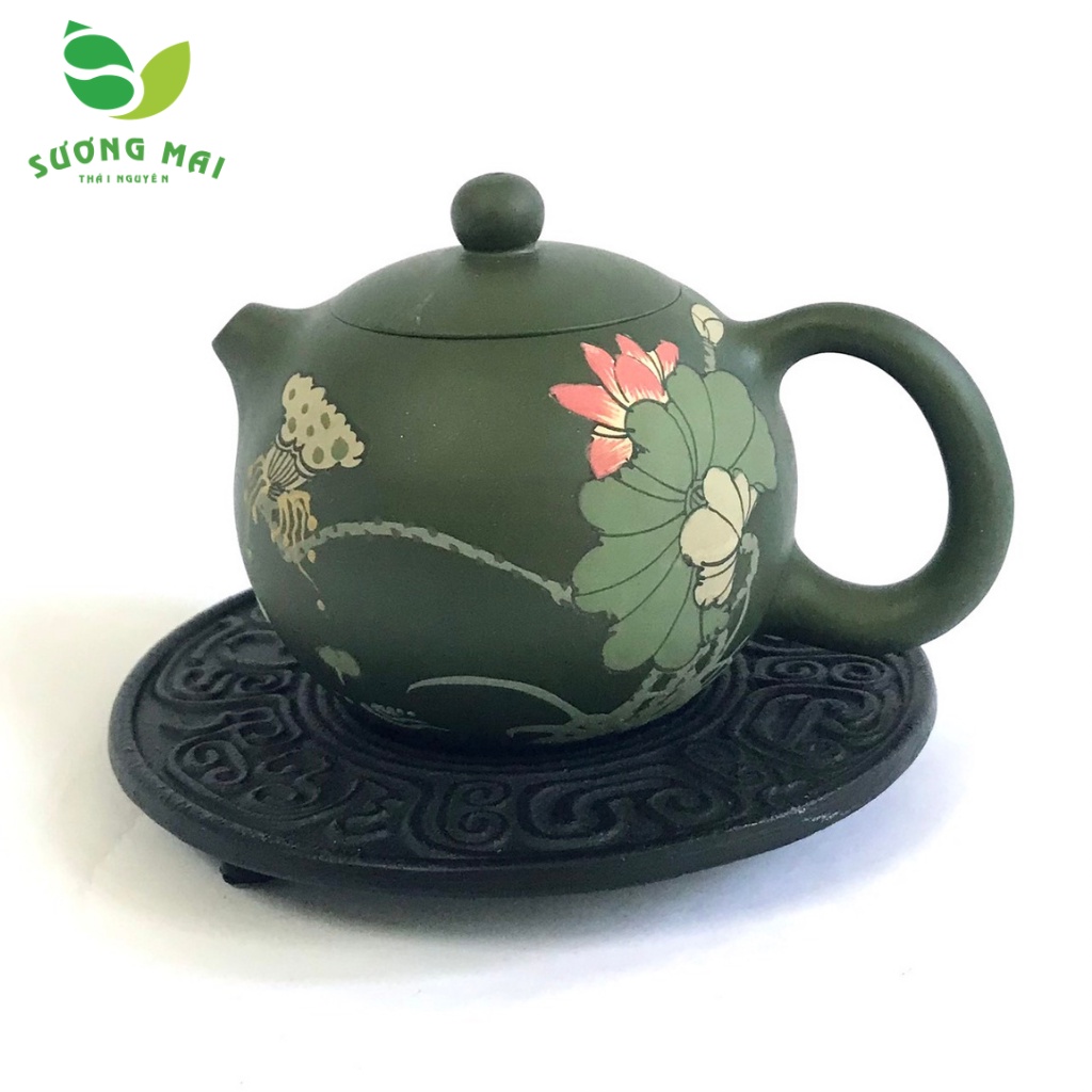 Ấm Tây Thi lục sa Sen Vịt 200ml