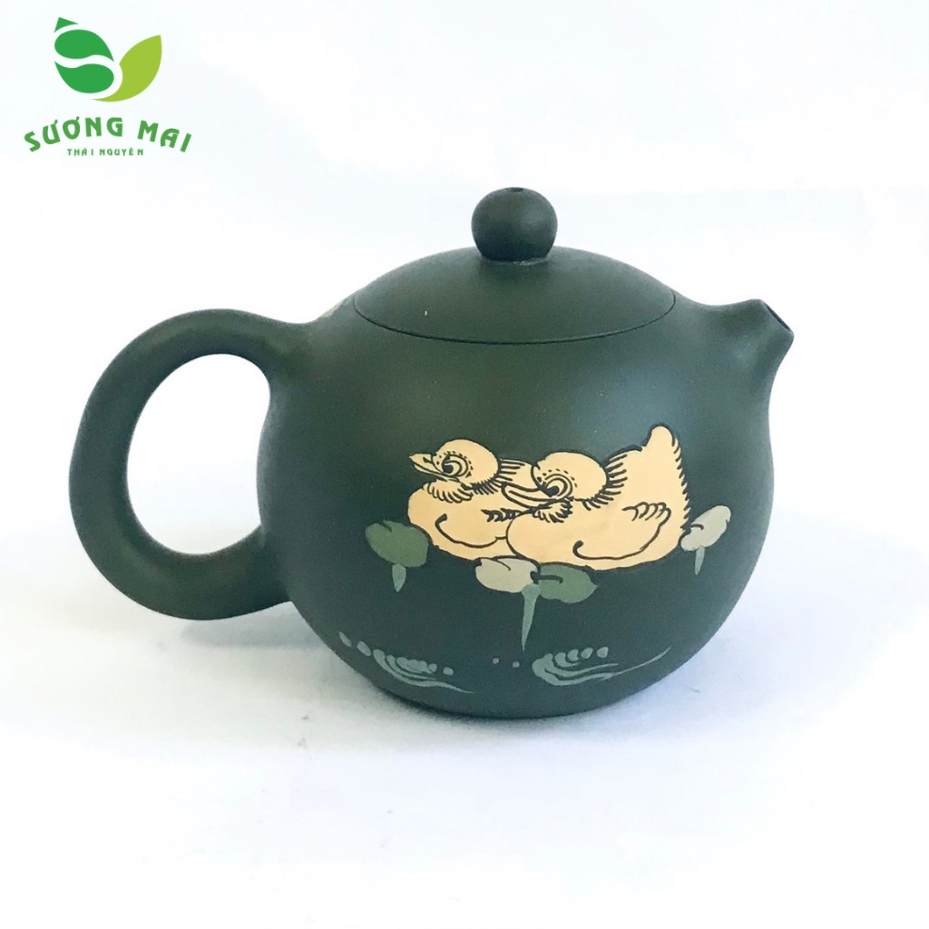 Ấm Tây Thi lục sa Sen Vịt 200ml