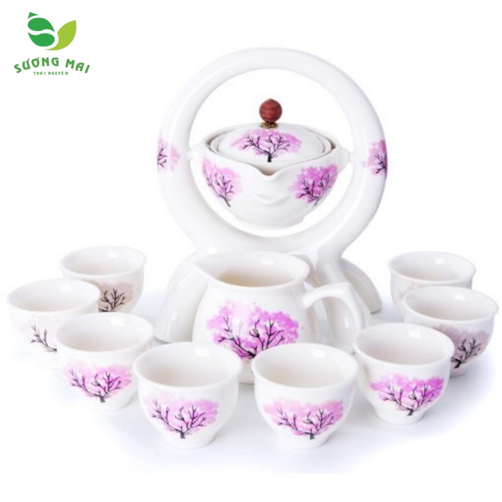 Bộ ấm chén pha trà thác nước SM001