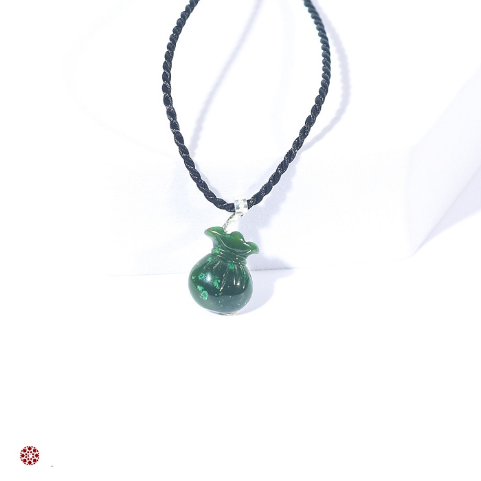 Mặt dây chuyền Túi Tiền Ngọc Bích - Nephrite