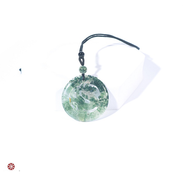 Mặt dây chuyền Thanh Long Chalcedony