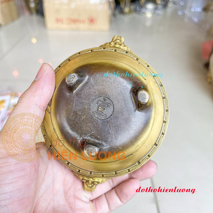 Lư Đốt Trầm Mây Bằng Đồng