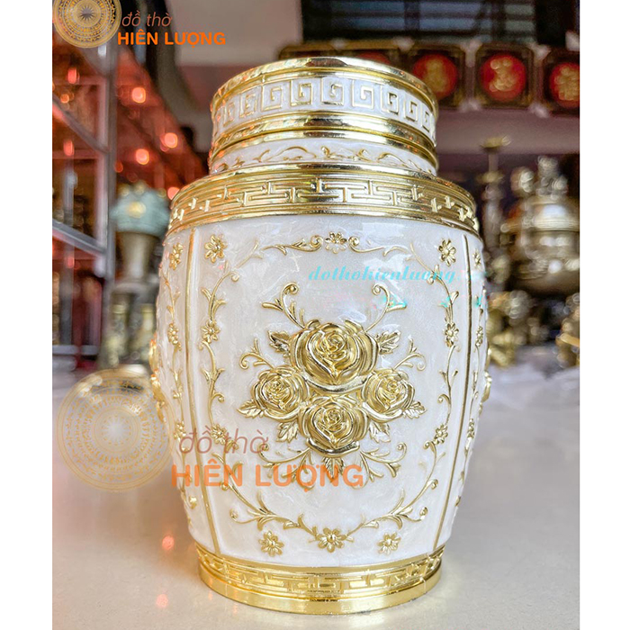 Hộp Đựng Chè Bằng Hợp Kim Mẫu 3