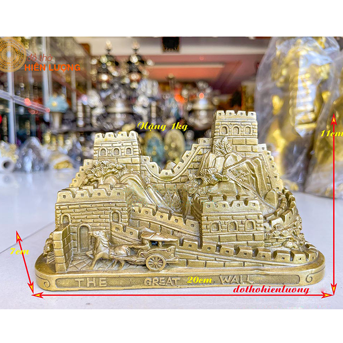 Mô Hình Vạn Lý Trường Thành Bằng Đồng