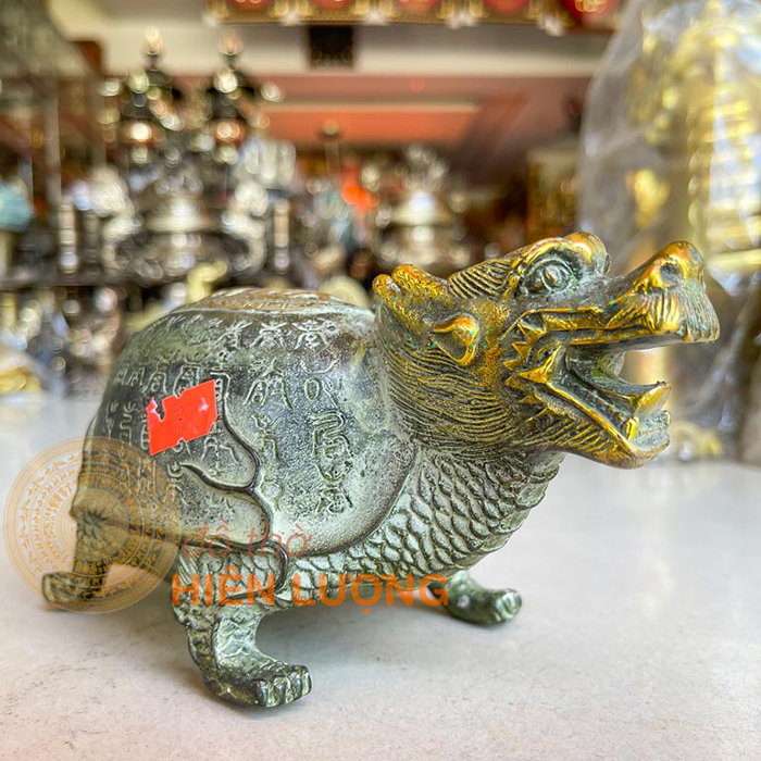 Long Quy Chữ Thọ Giả Cổ Nhỏ