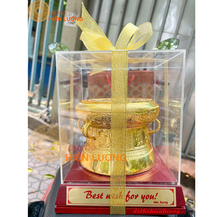 Trống Đồng Mạ Vàng-Quà Tặng