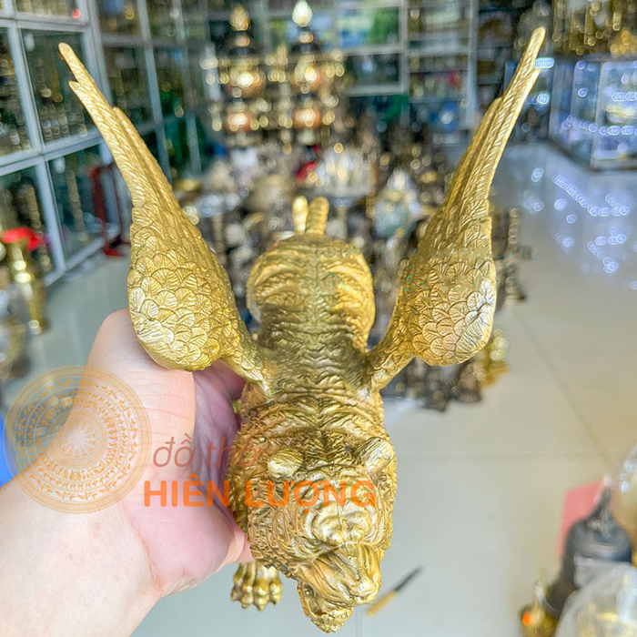 Tượng Hổ Cánh Bằng Đồng