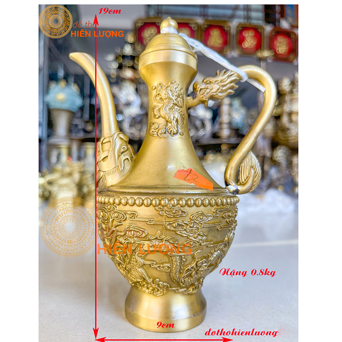 Ấm Rồng Đựng Rượu Thờ Cúng