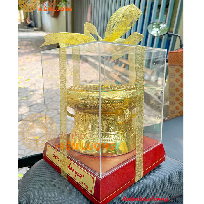 Trống Đồng Mạ Vàng-Quà Tặng