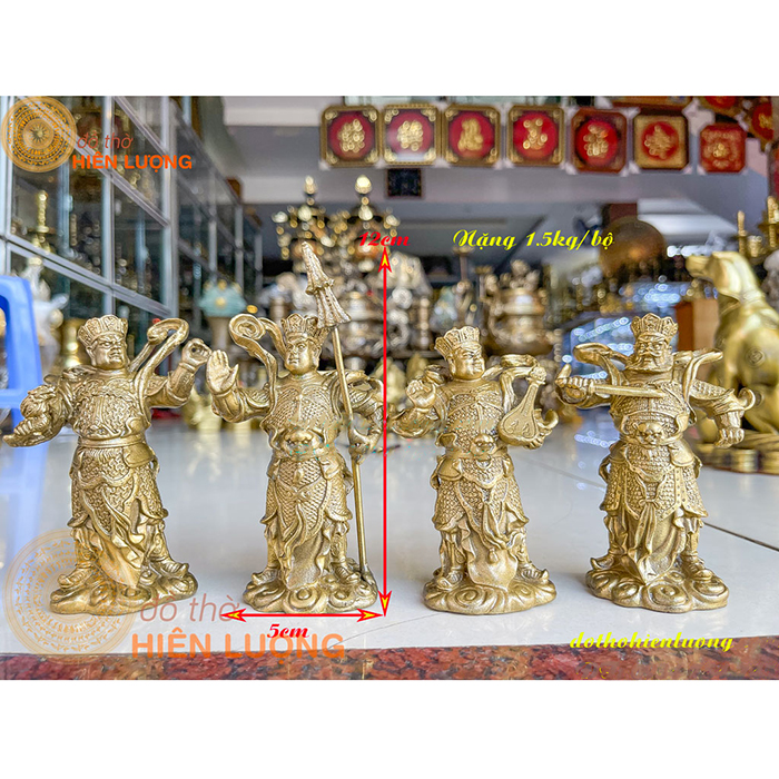 Bộ Tượng Tứ Đại Thiên Vương Bằng Đồng
