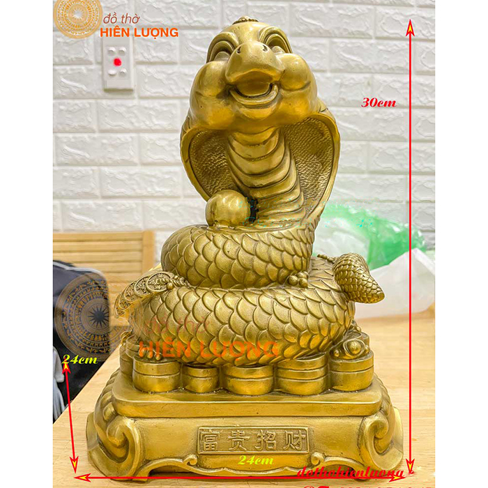 Tượng Rắn Chữ Phúc Mặt Cười