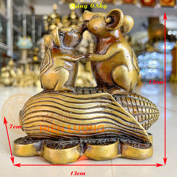 Tượng Chuột Phong Thủy Bắp Ngô