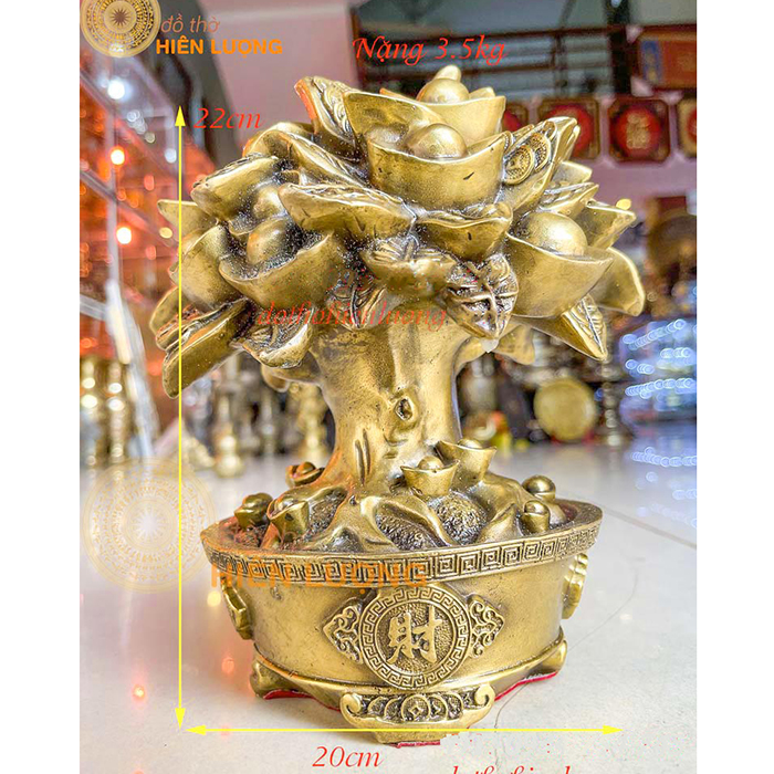 Cây Tiền Vàng Bằng Đồng Tài Lộc