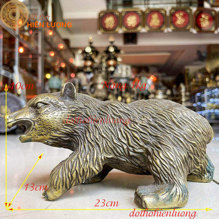 Tượng Gấu Để Bàn Làm Việc