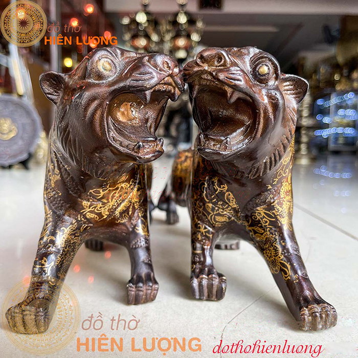 Tượng Hổ Tài Lộc Bằng Đồng Phong Thủy