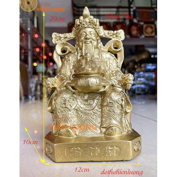 Tượng Ông Phát Tài Lộc Bằng Đồng