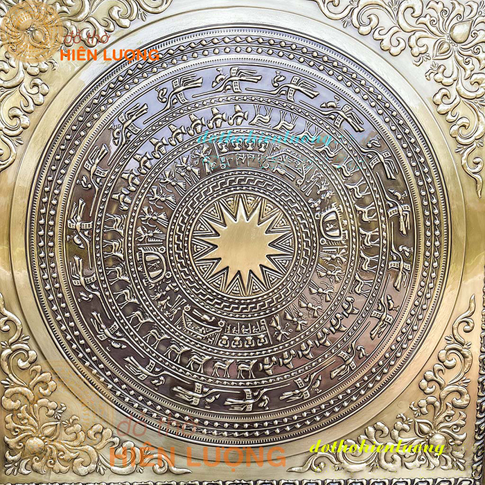 Tranh Treo Mặt Trống Đồng Liền Tấm